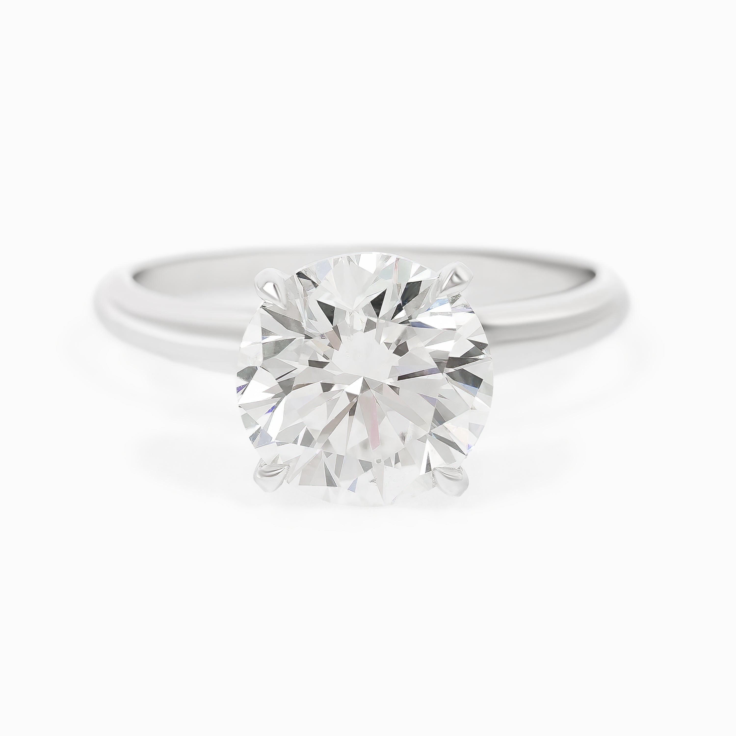 White Gold Ring with Diamond Only Stones