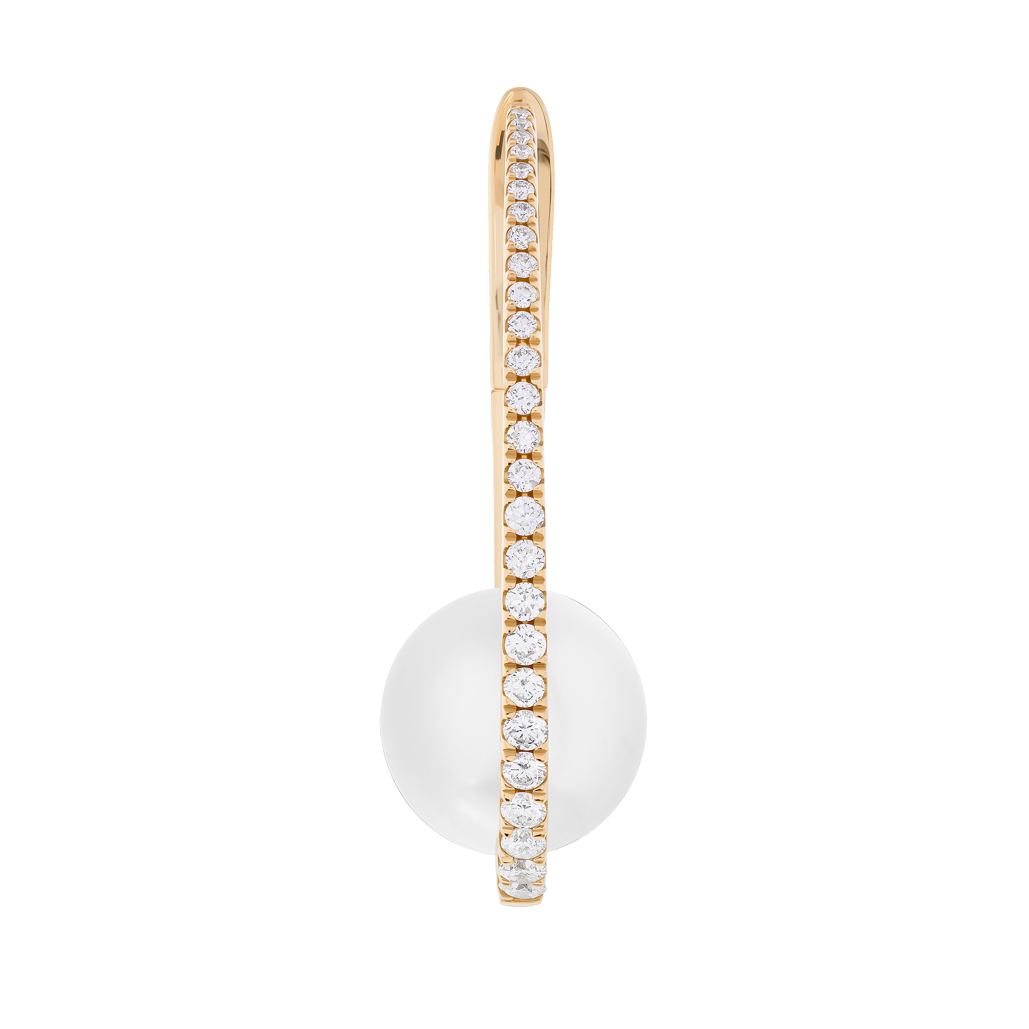 PEARL AND DIAMOND EARRINGS