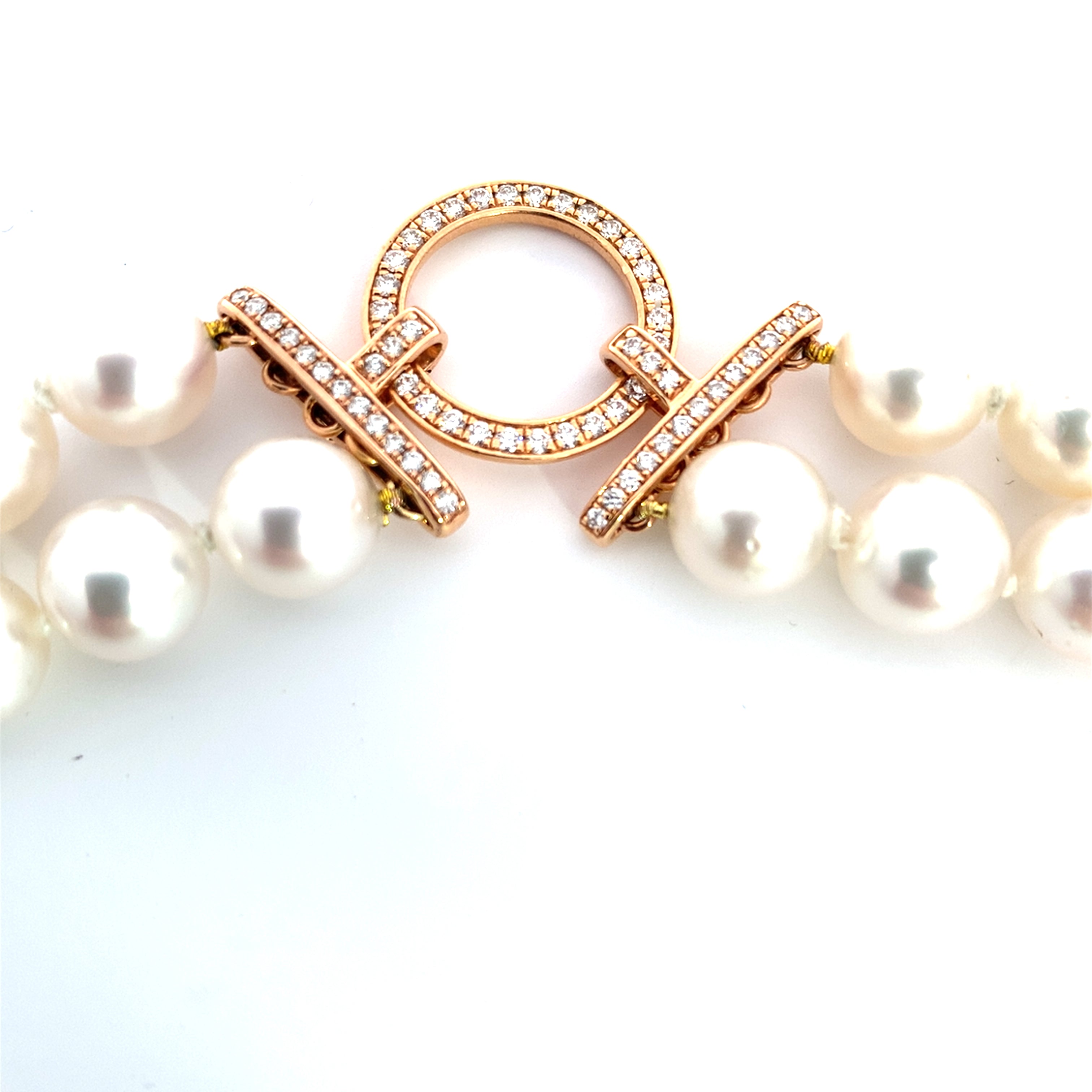 PEARL AND DIAMOND NECKLACE