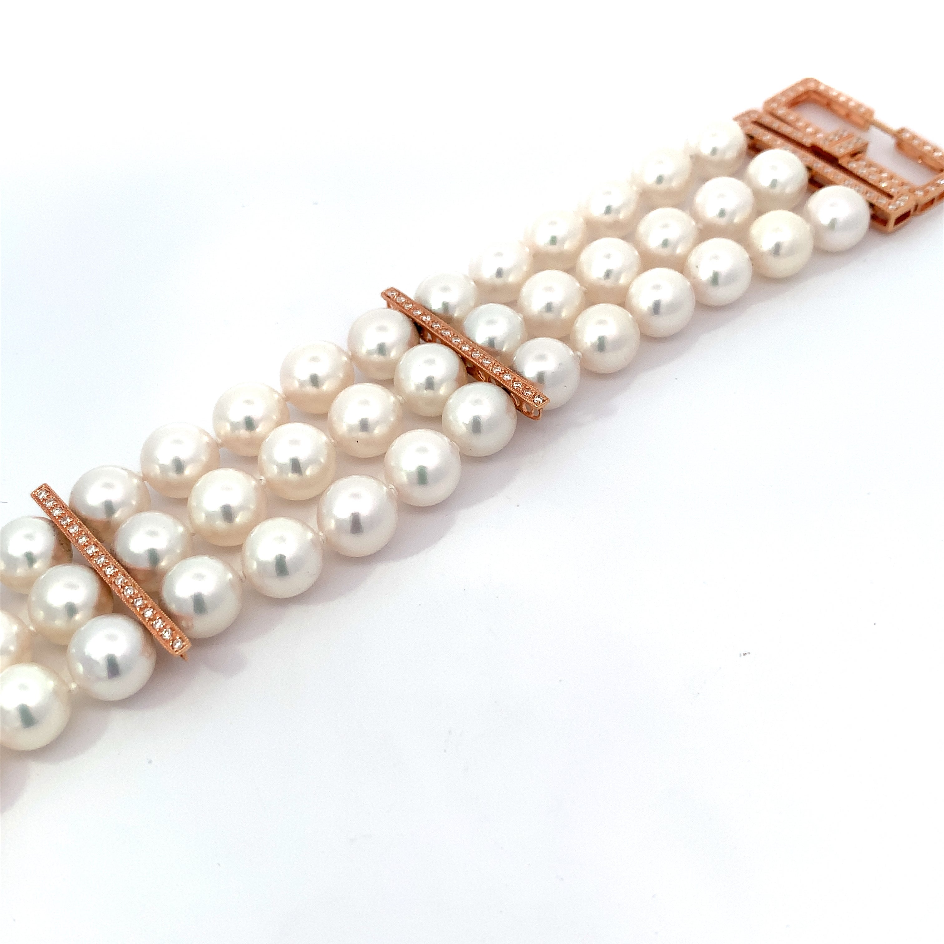 PEARL AND DIAMOND BRACELET