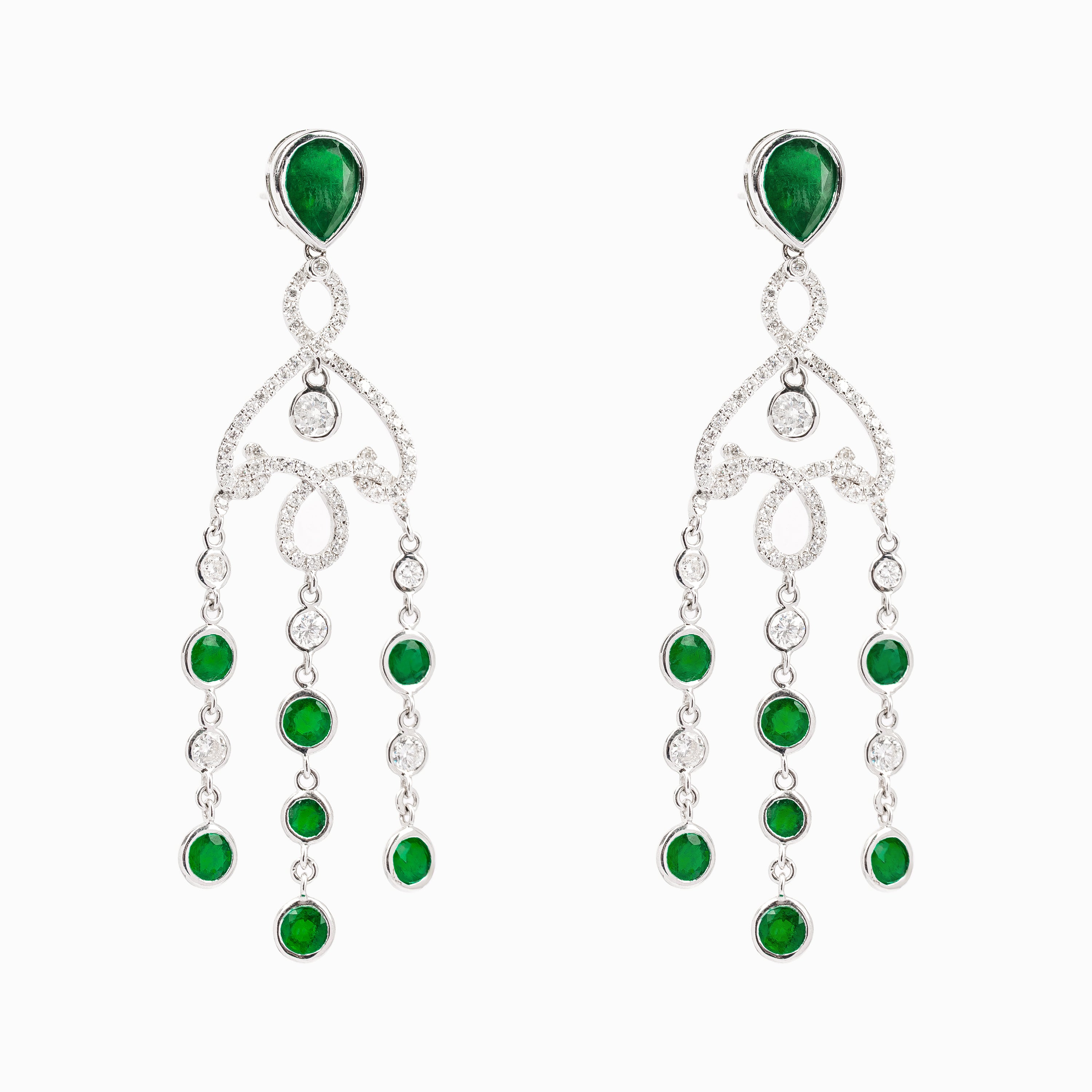 EMERALD GARDEN EARRINGS