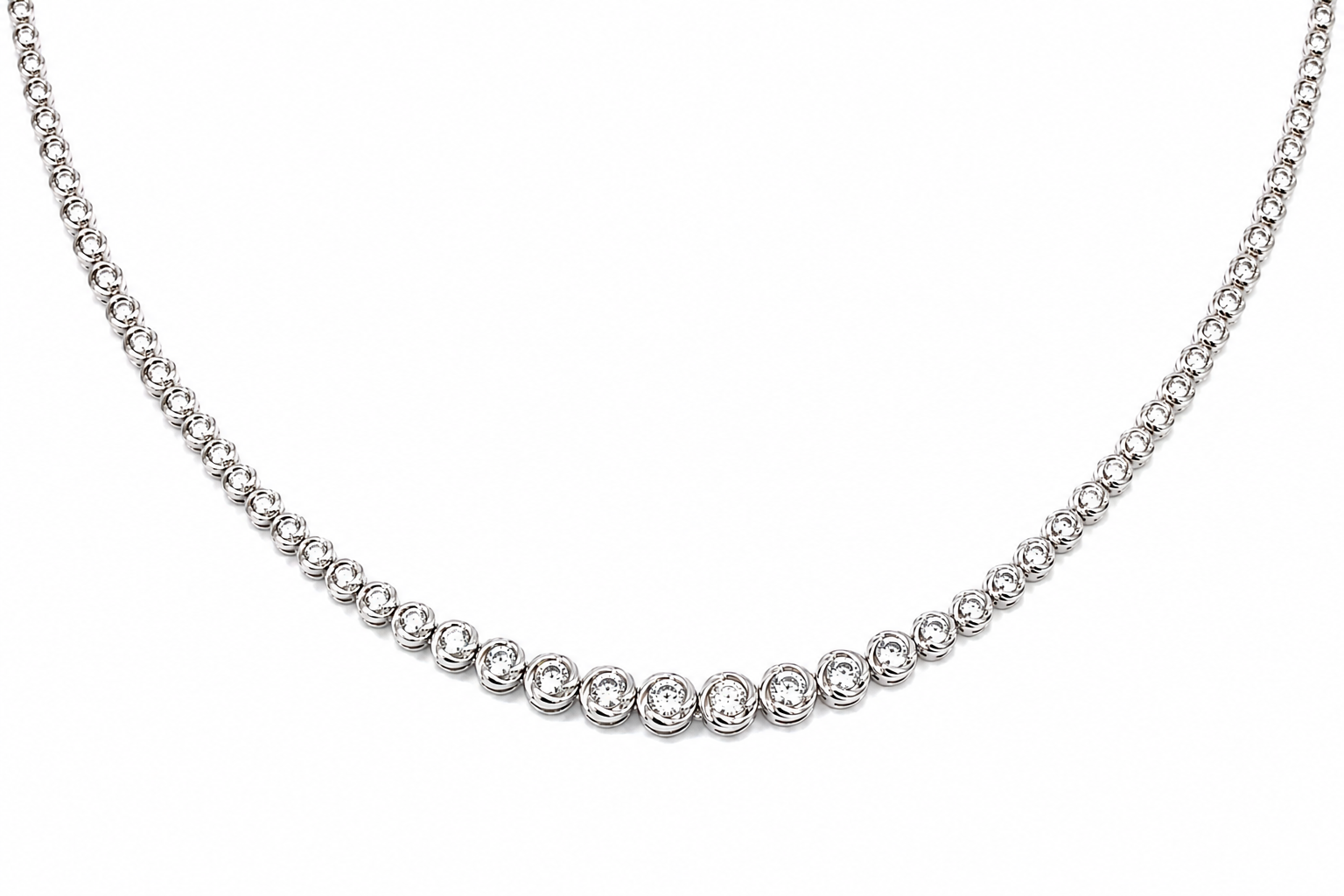White Gold Diamond Necklace