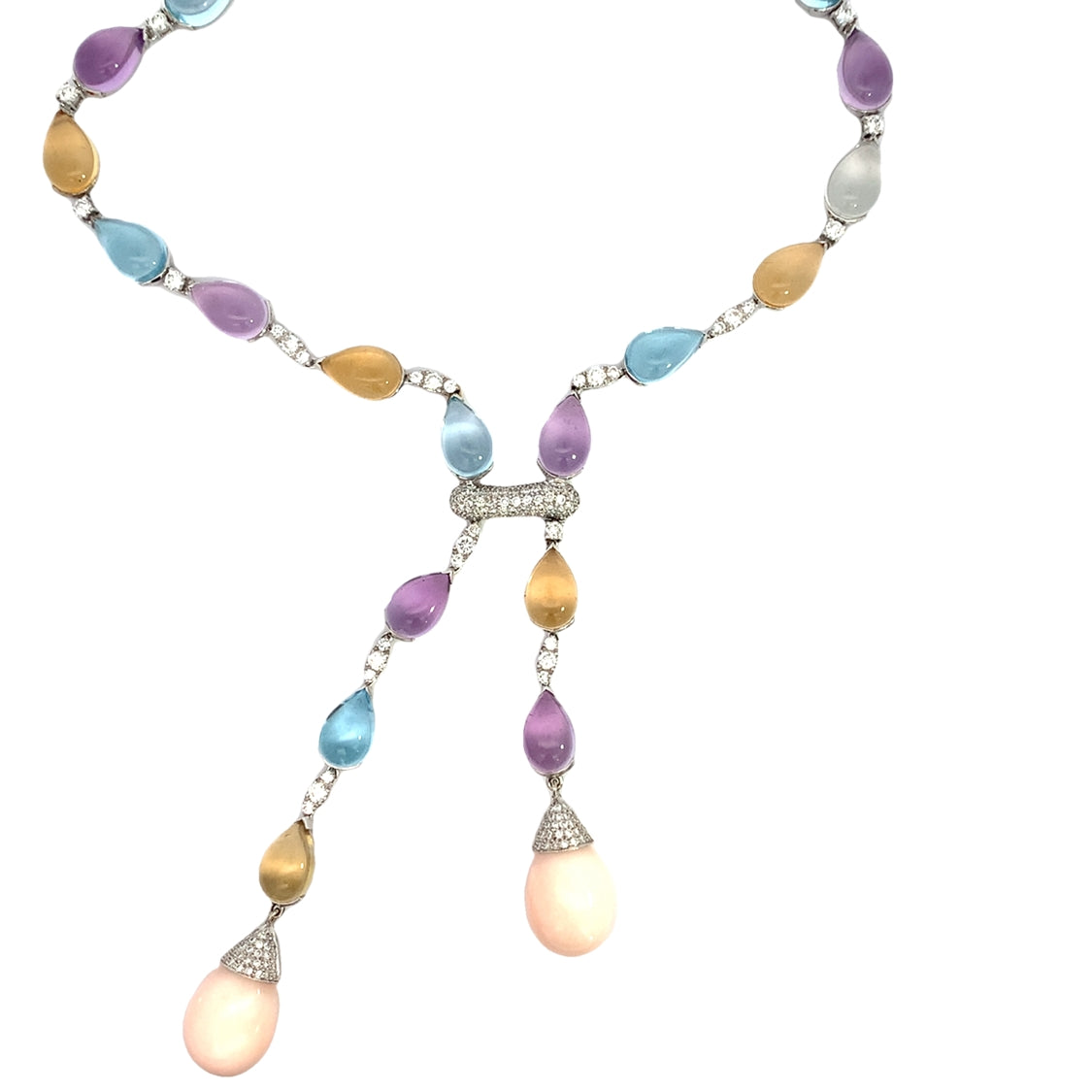 MULTICOLOR STONE NECKLACE