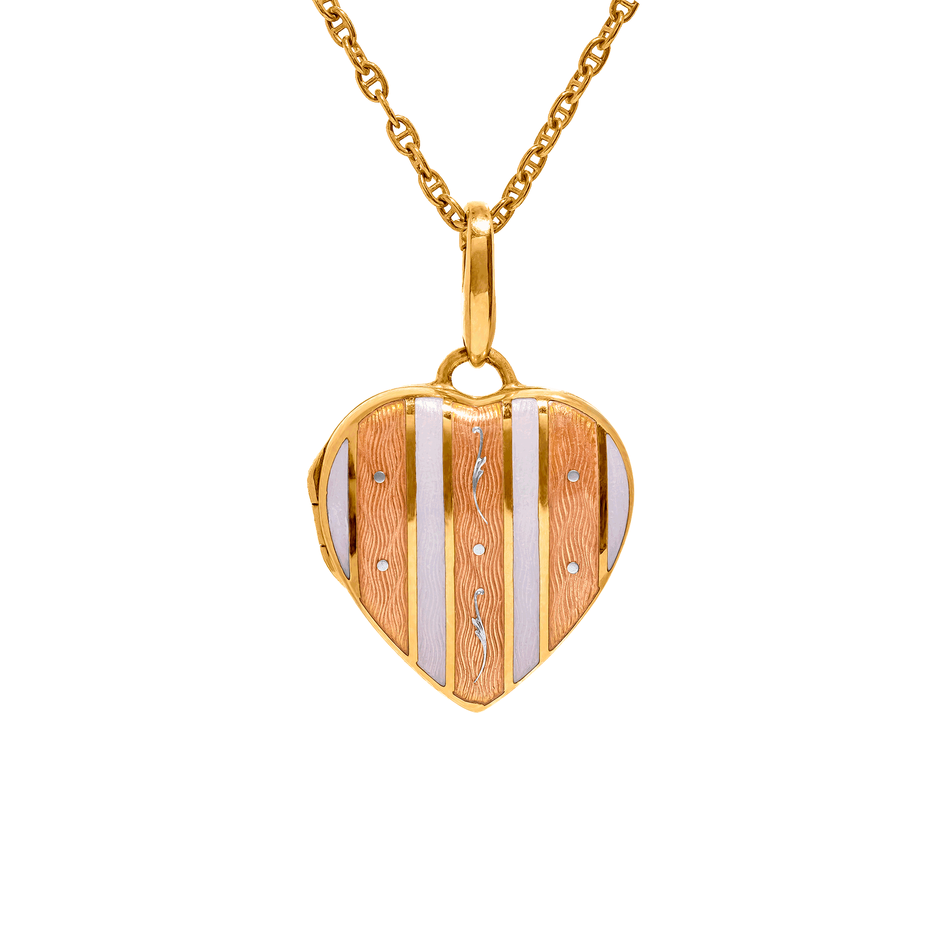 FABERGE GOLD HEART PENDANT WITH DOOR