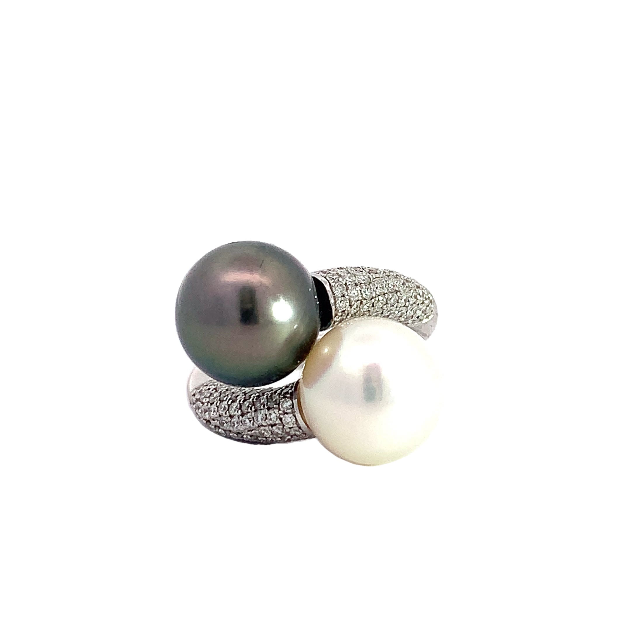 Dual pearl ring