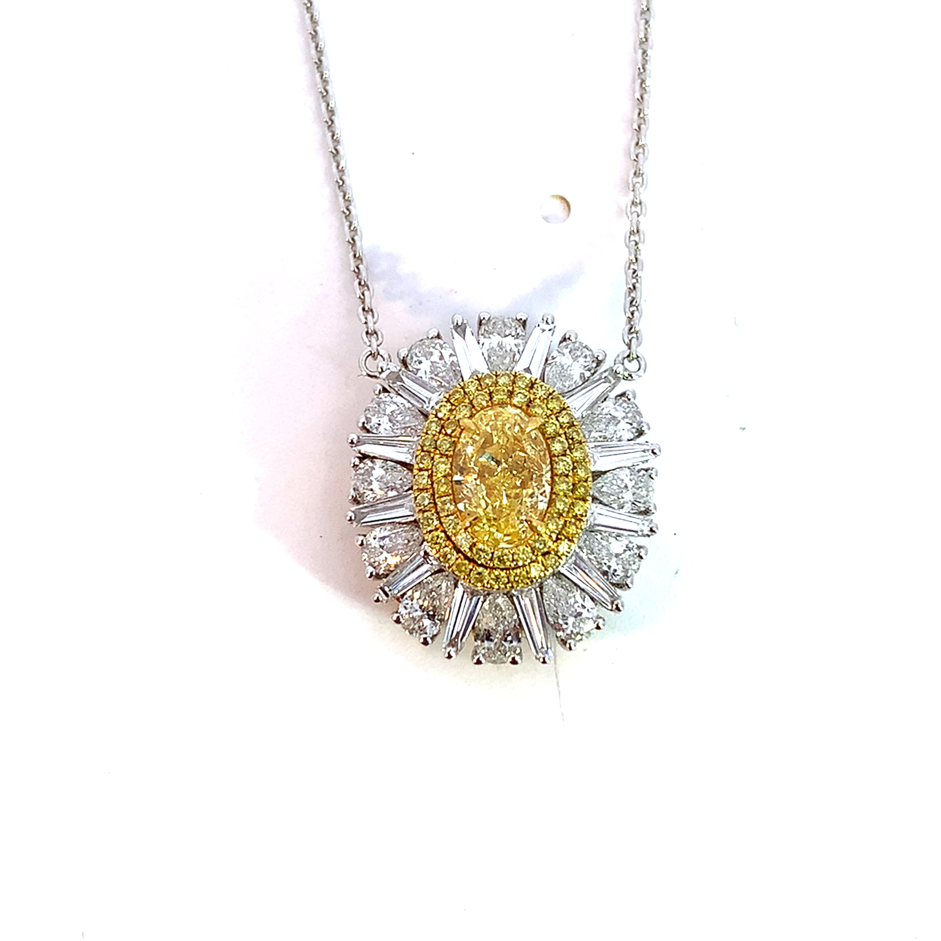 YELLOW DIAMOND NECKLACE