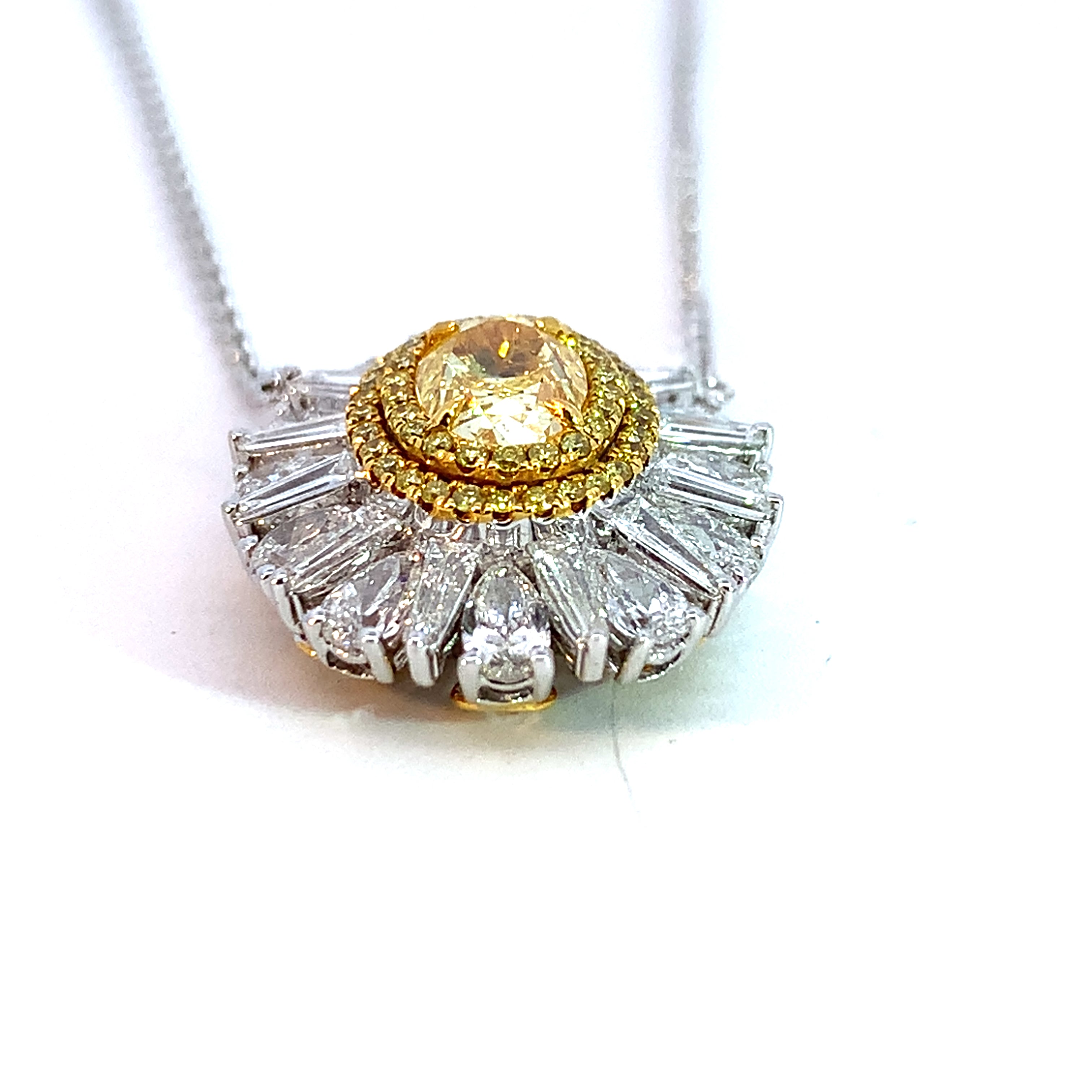 YELLOW DIAMOND NECKLACE