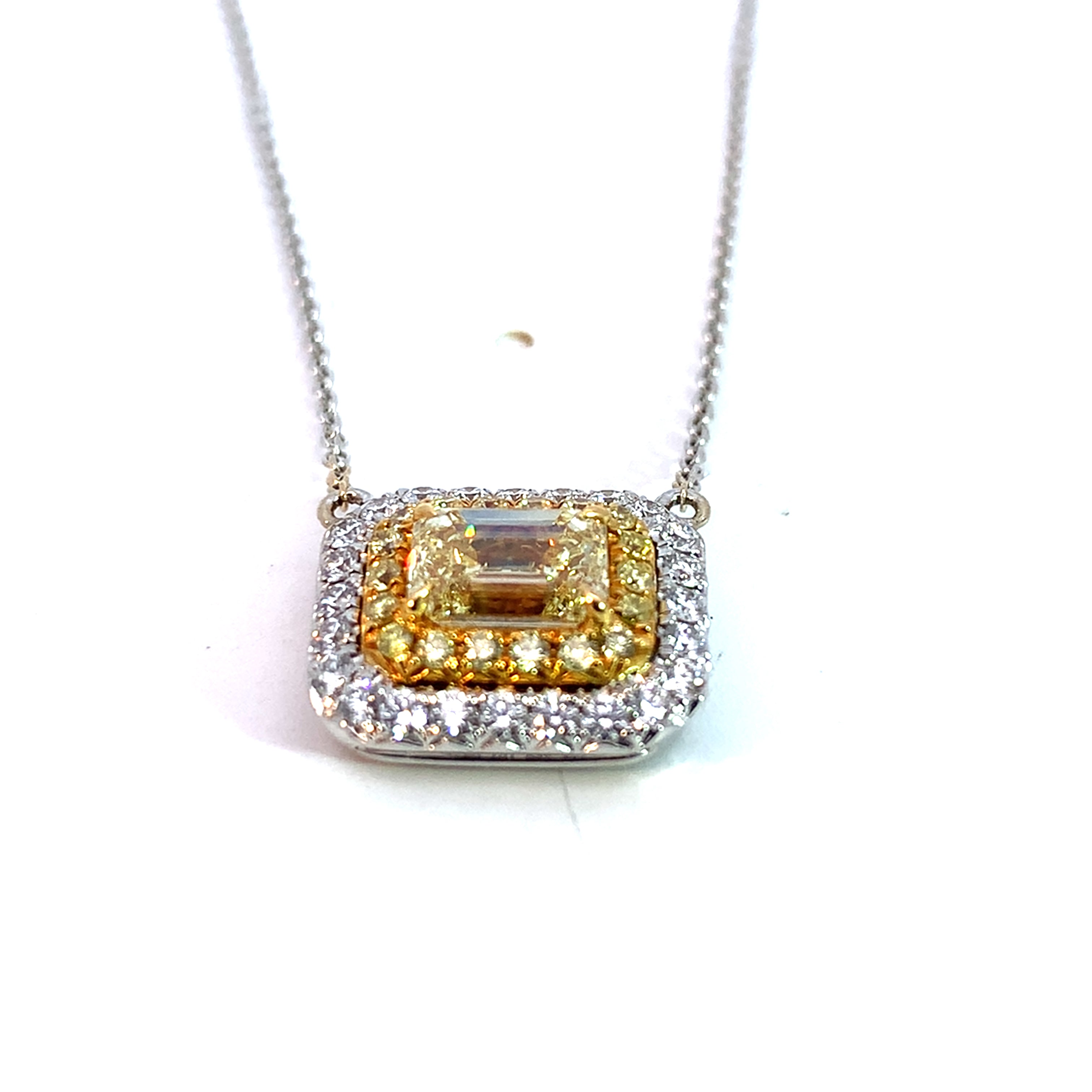 YELLOW DIAMOND NECKLACE