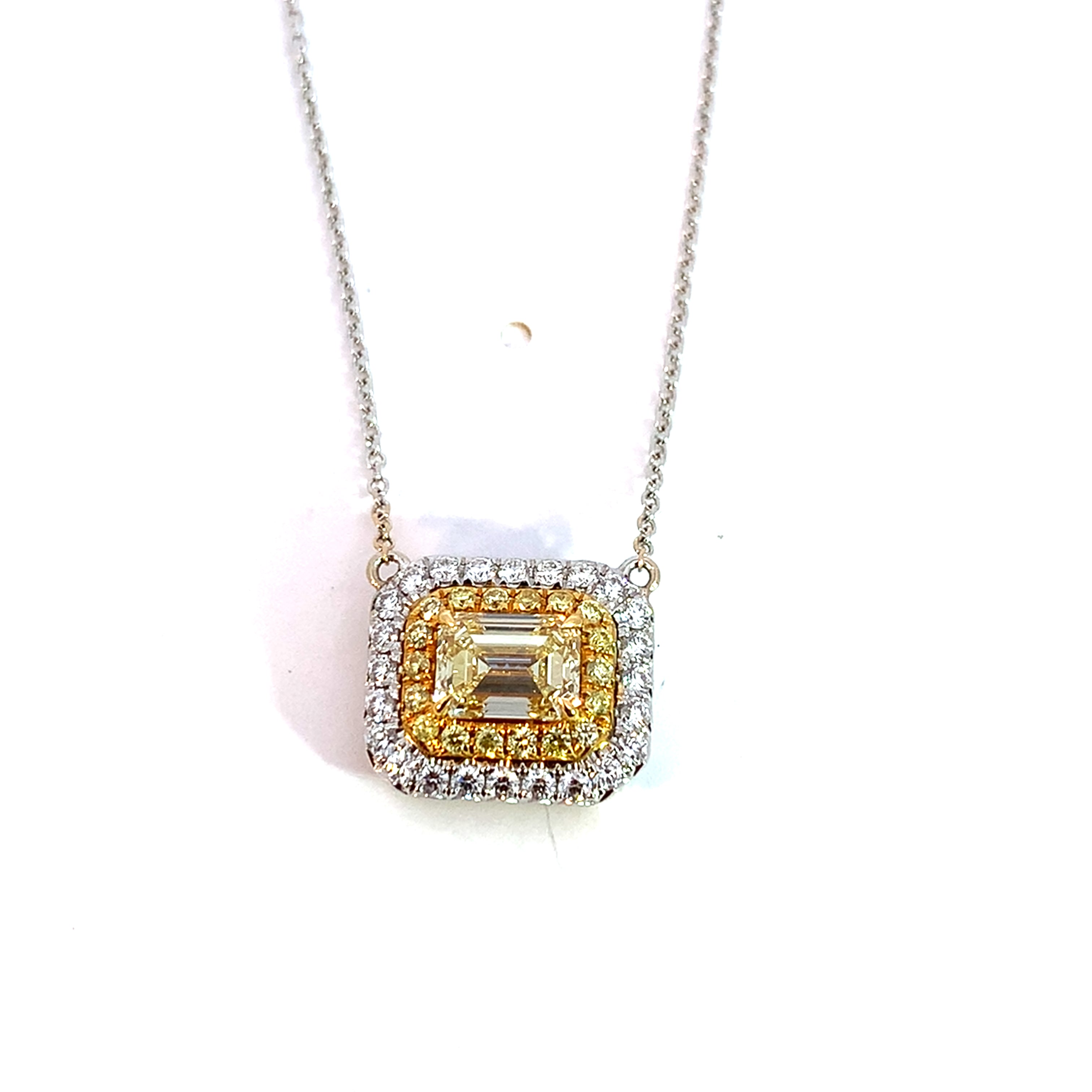 YELLOW DIAMOND NECKLACE