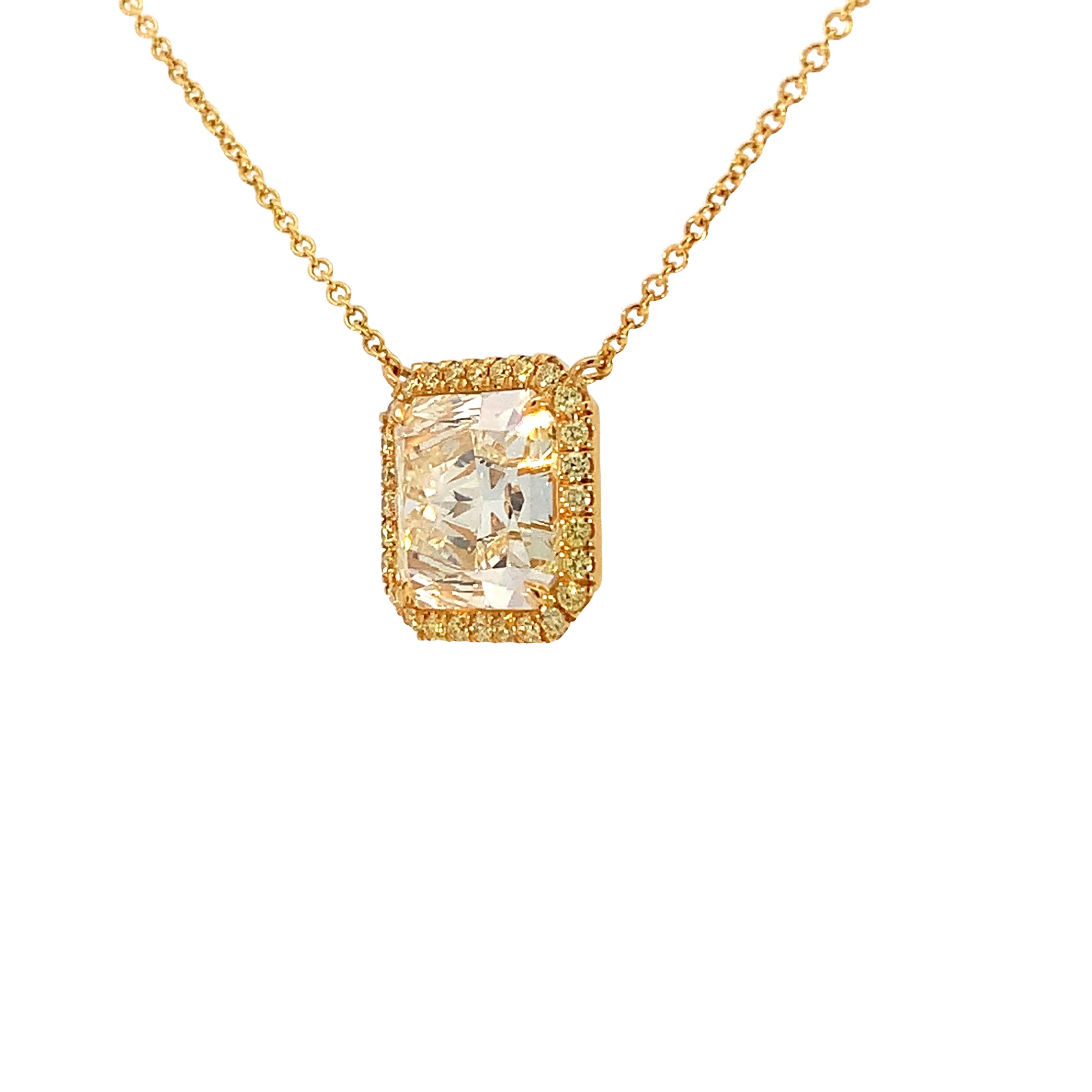 YELLOW DIAMOND PENDANT