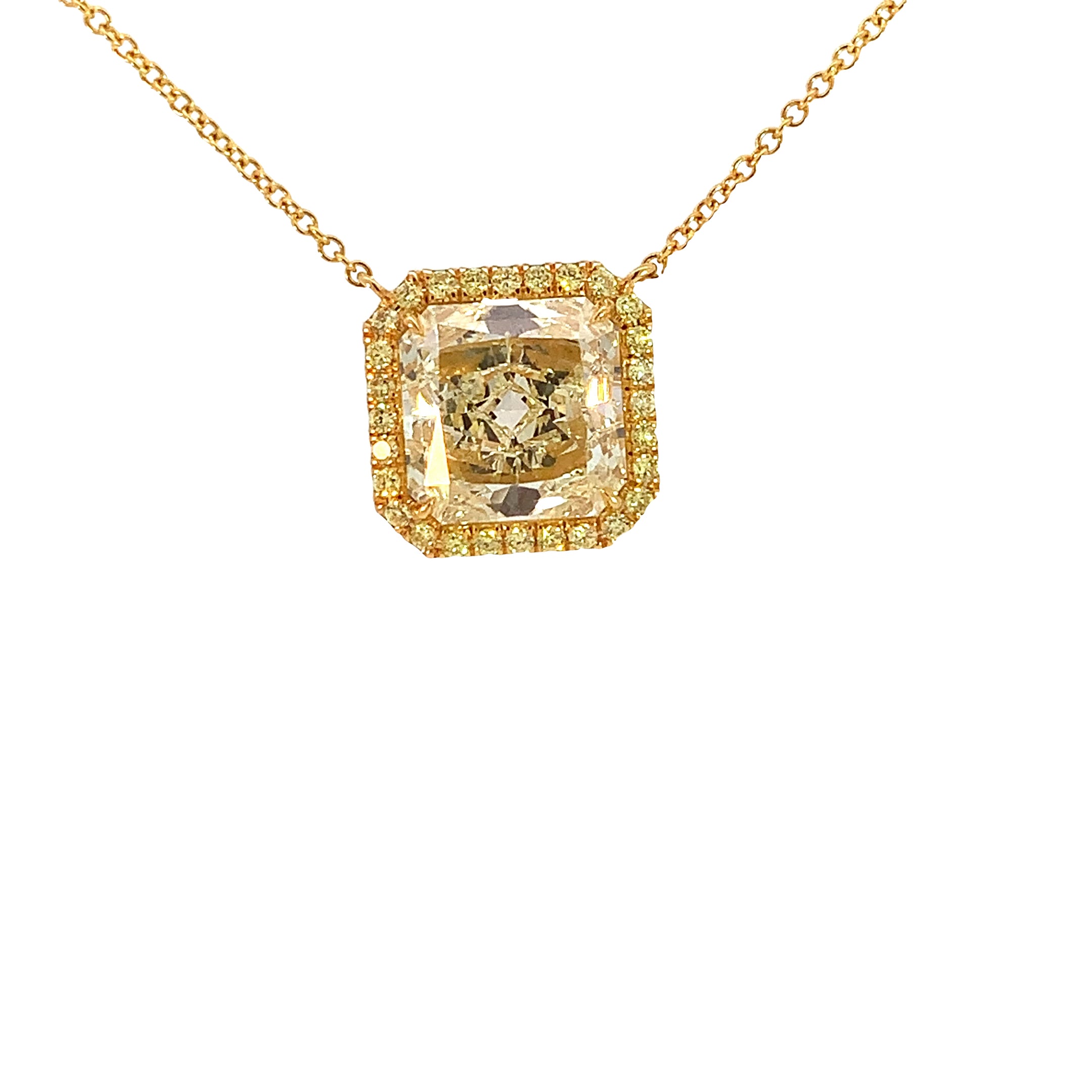 YELLOW DIAMOND PENDANT