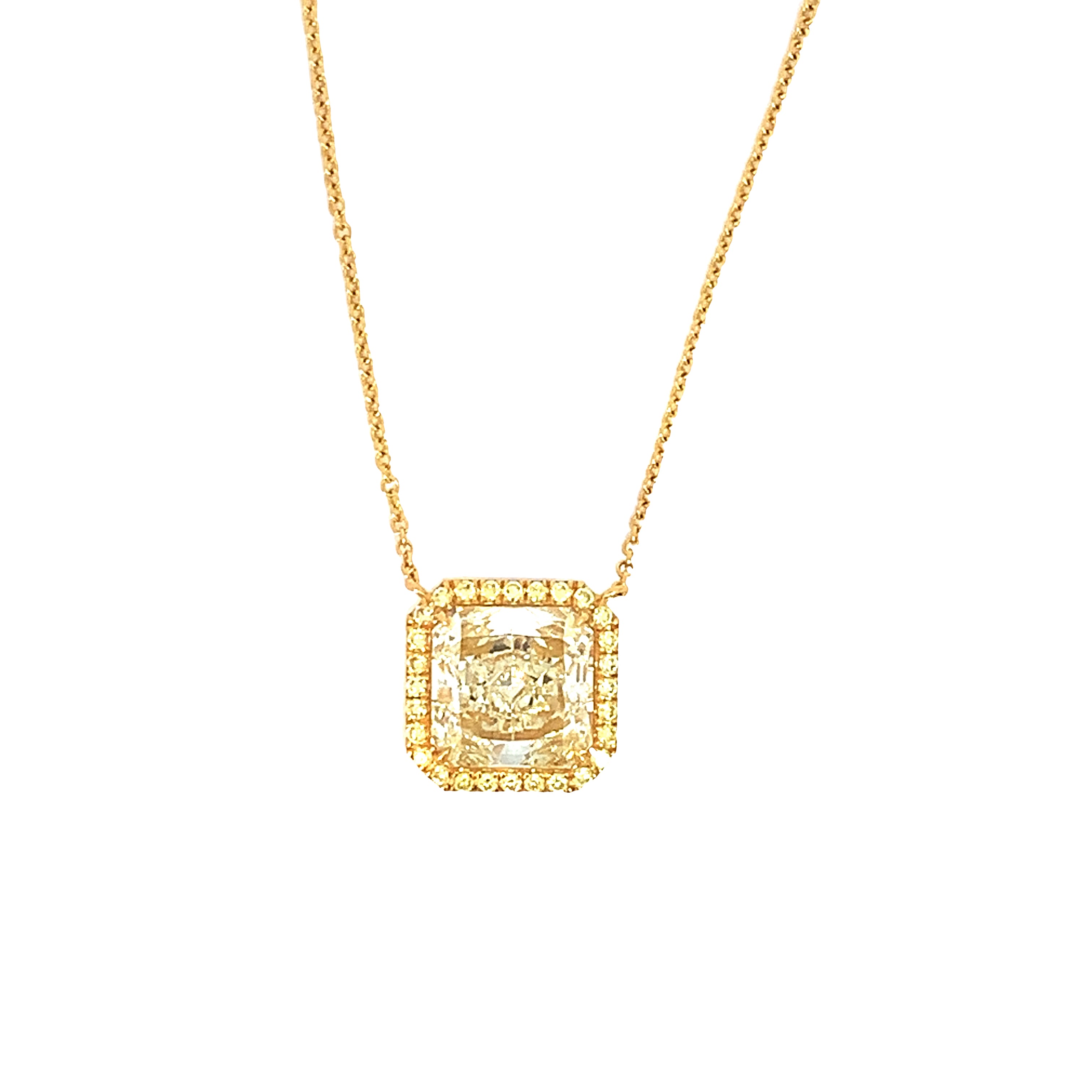 YELLOW DIAMOND PENDANT