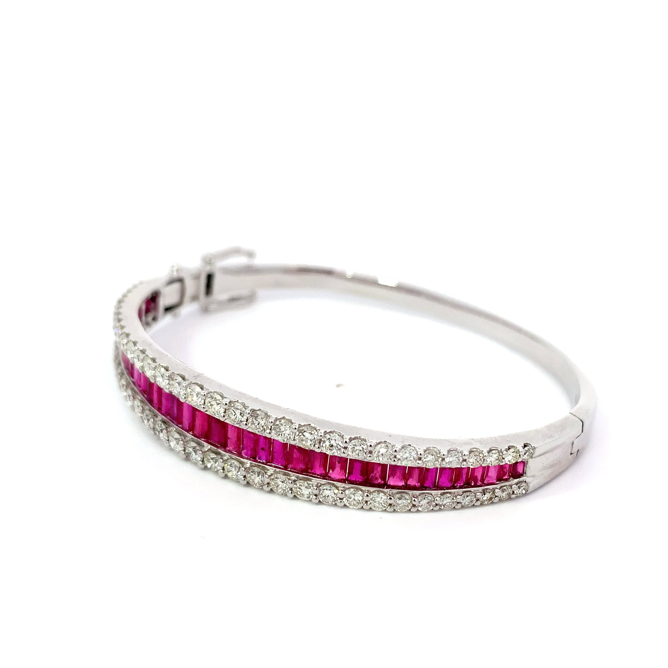 RUBY DIAMOND BANGLE