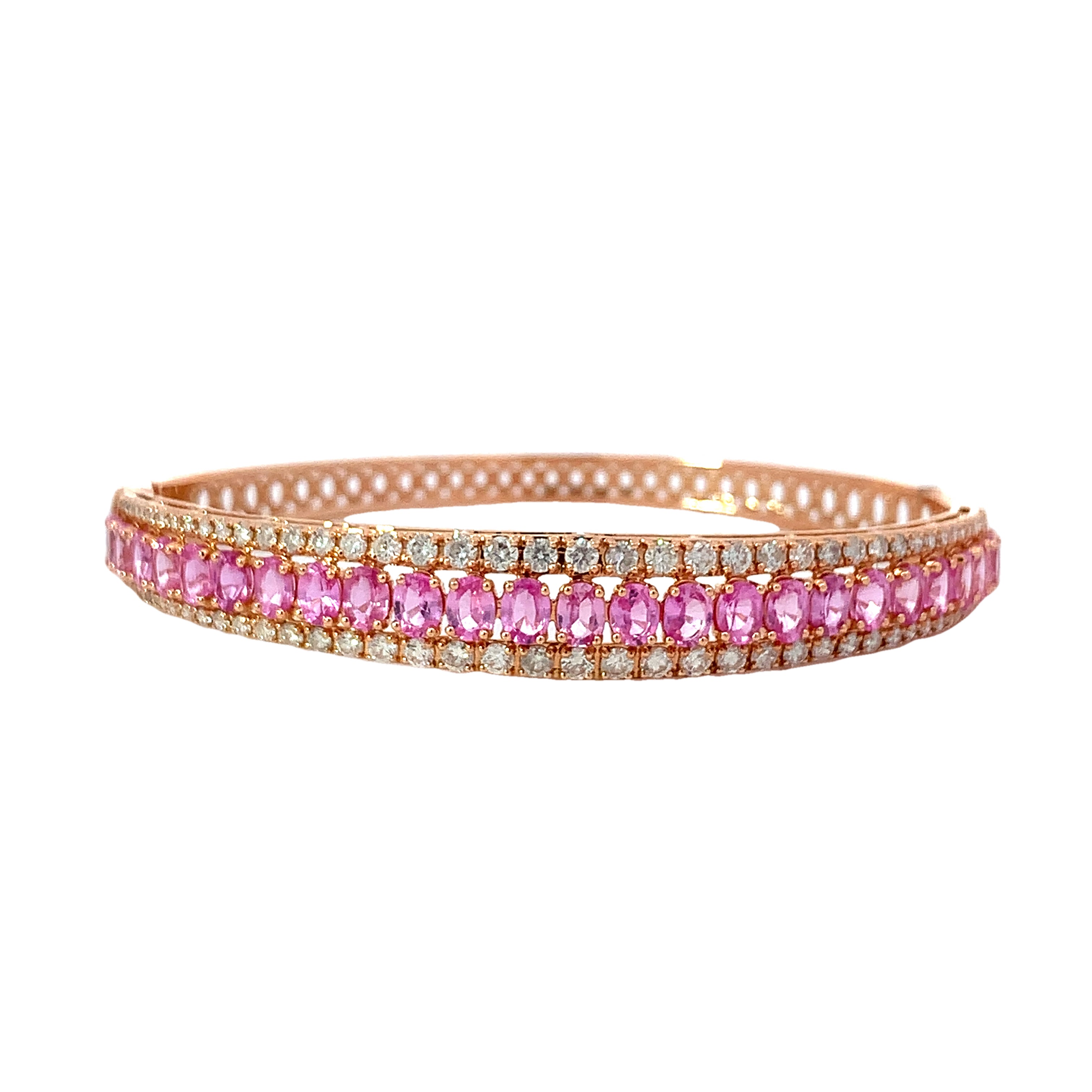 PINK SAPPHIRE BRACELET/BANGLE