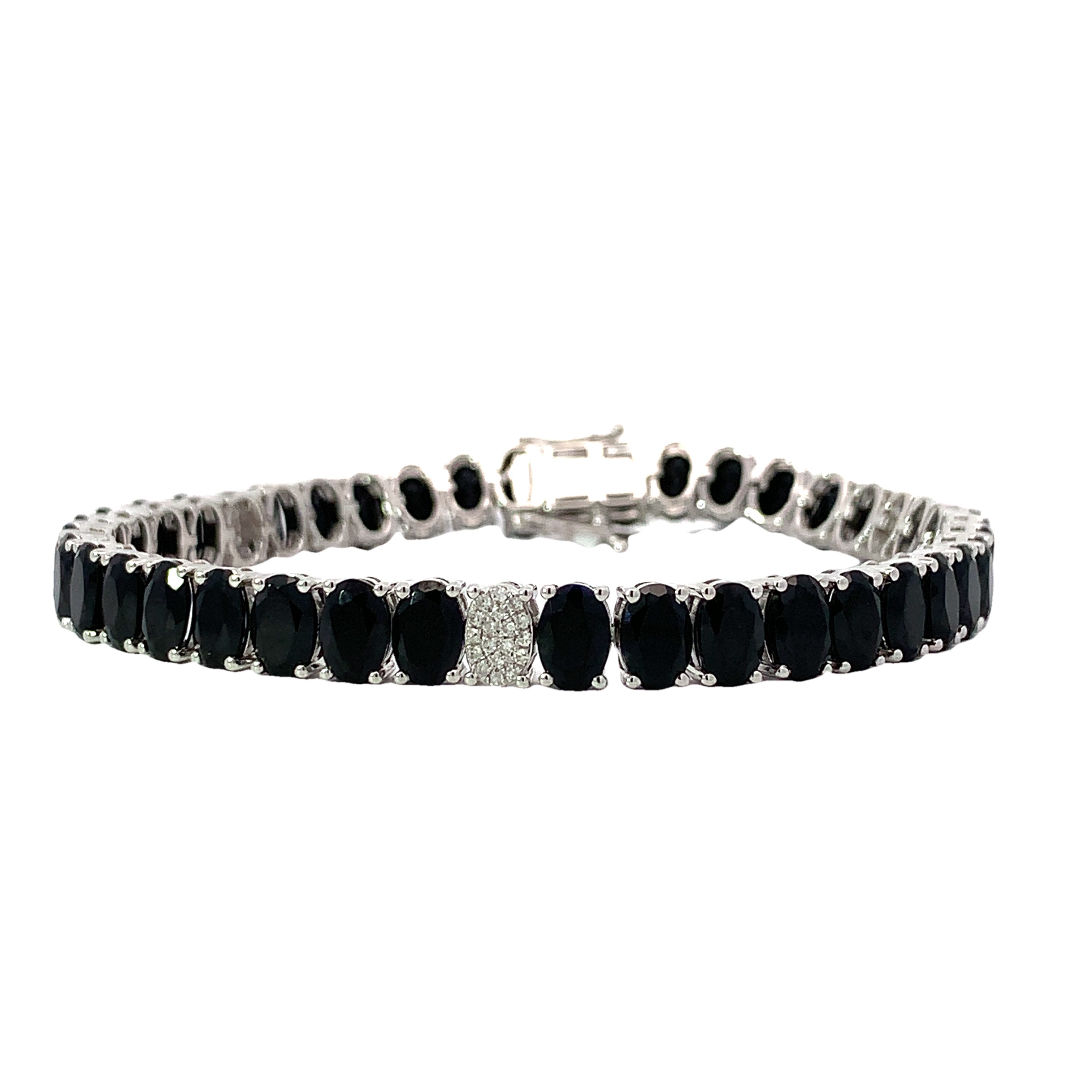 BLACK SAPPHIRE BRACELET