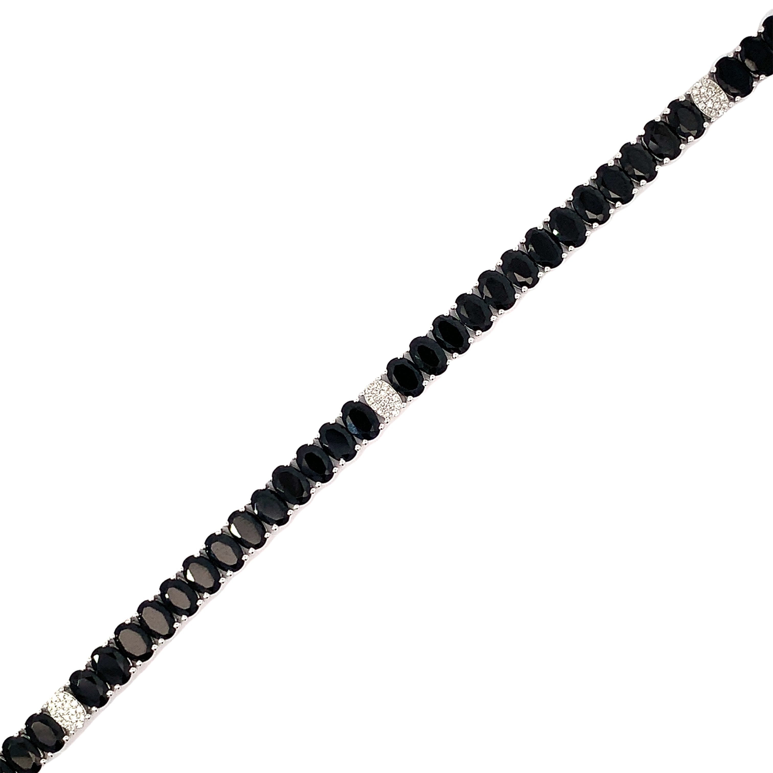 BLACK SAPPHIRE BRACELET