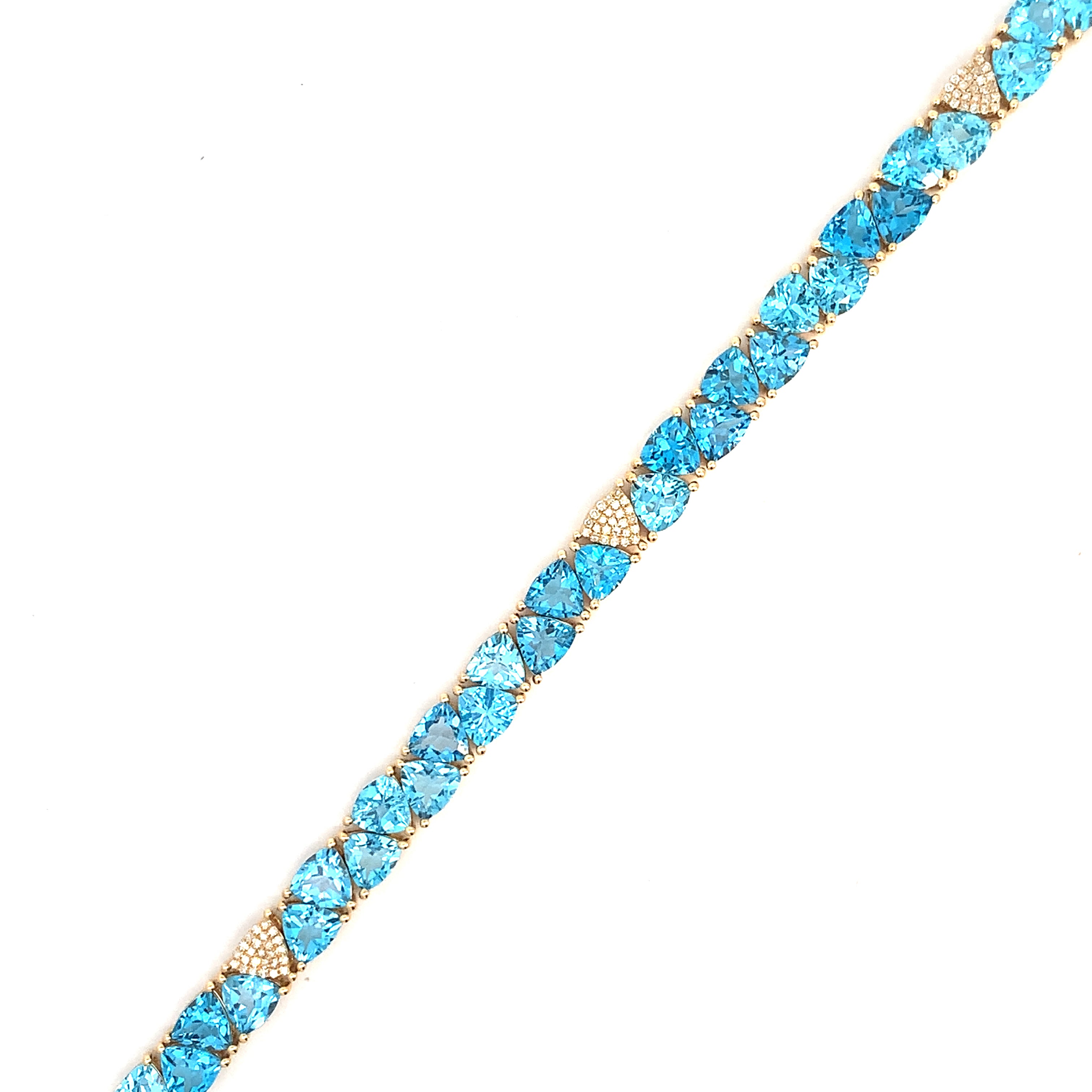 BLUE TOPAZ  BRACELET