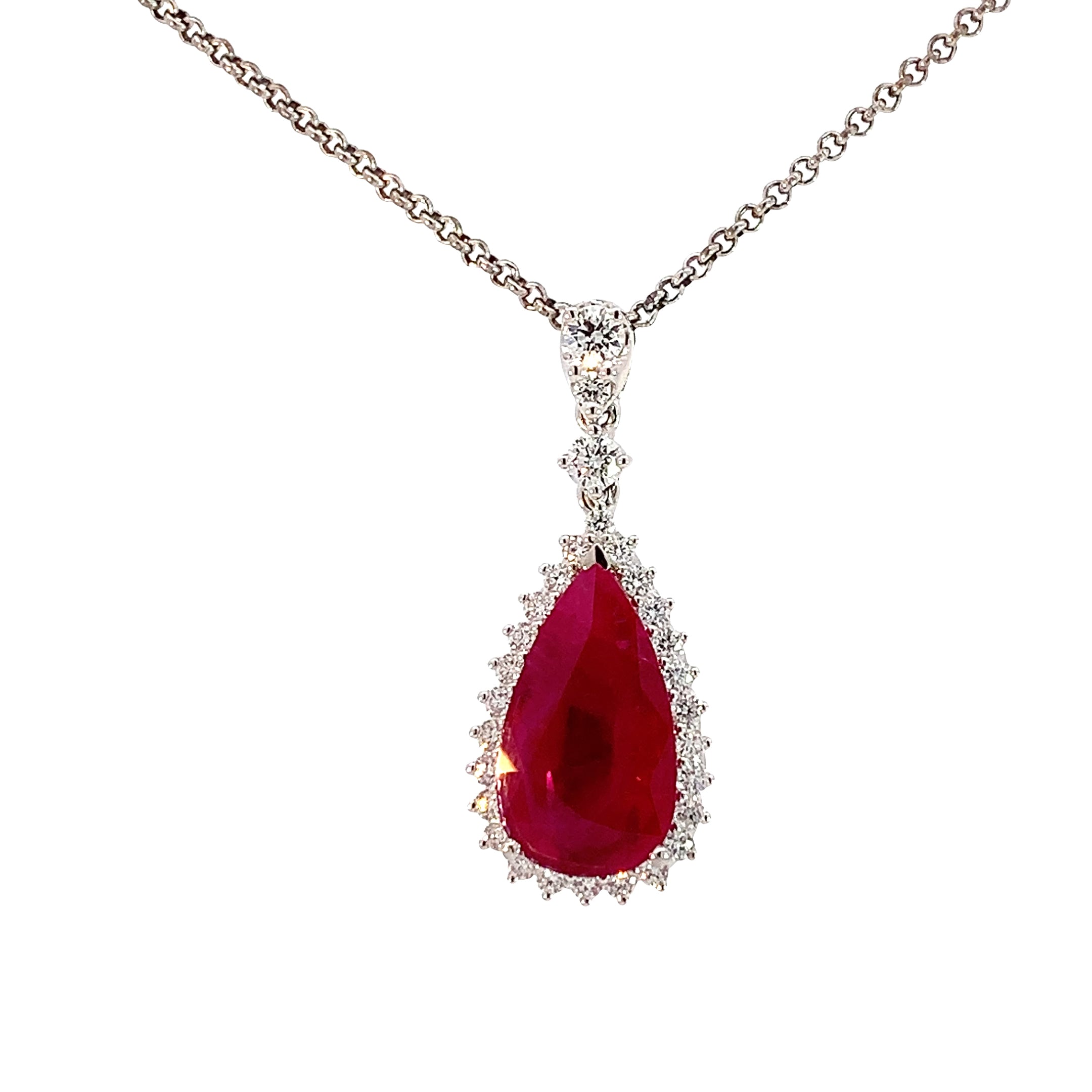 RUBY AND DIAMOND NECKLACE