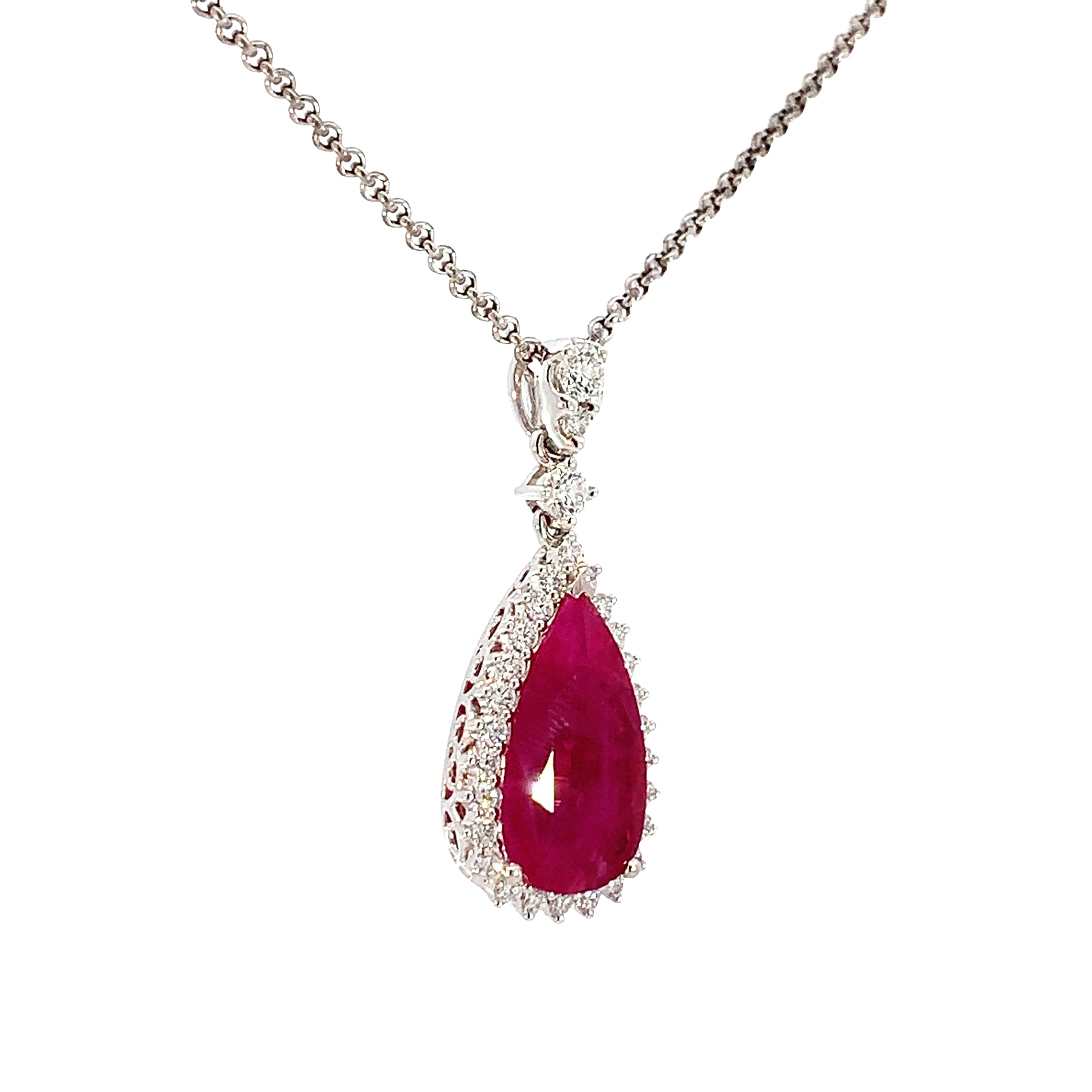 RUBY AND DIAMOND NECKLACE