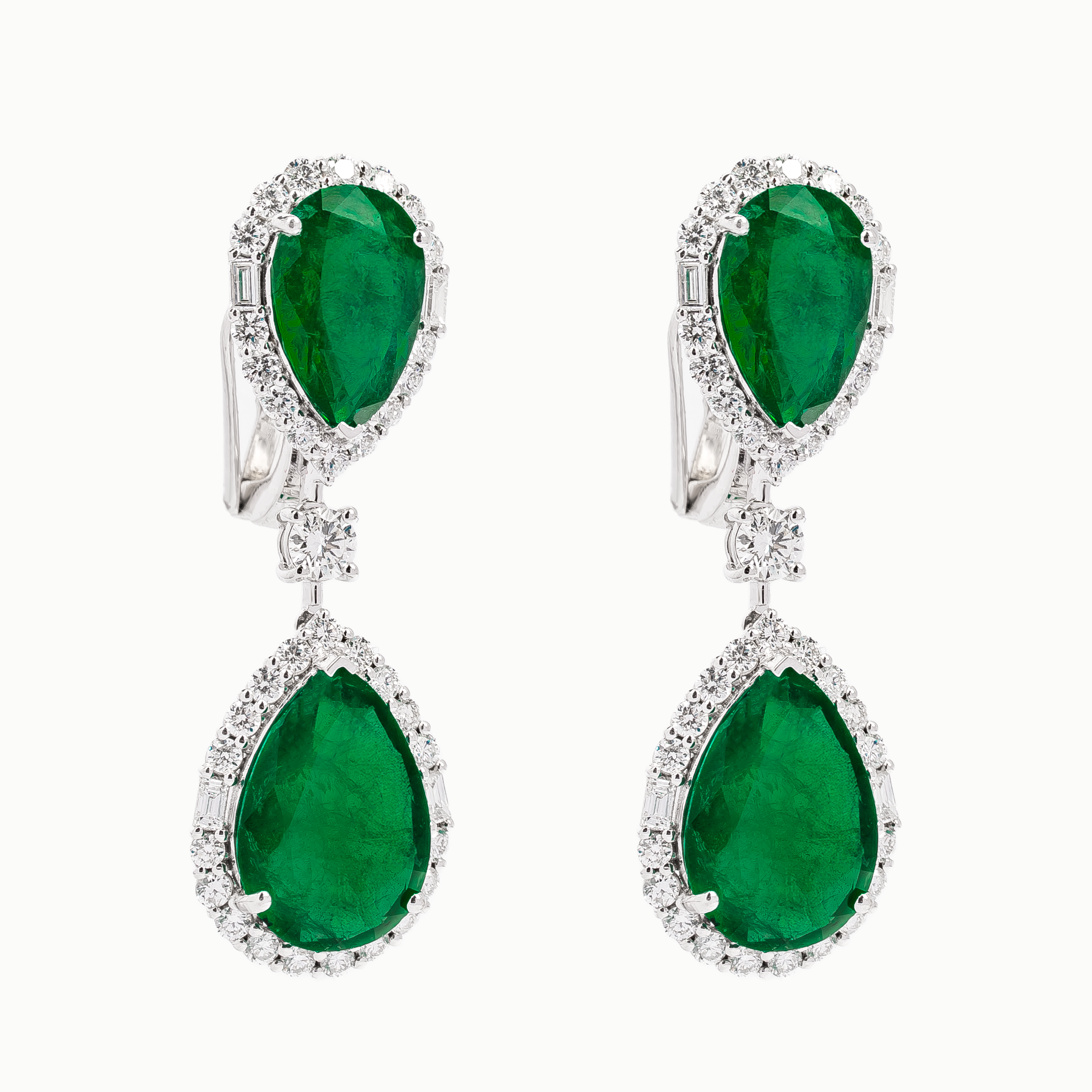 WHITE GOLD EARRINGS