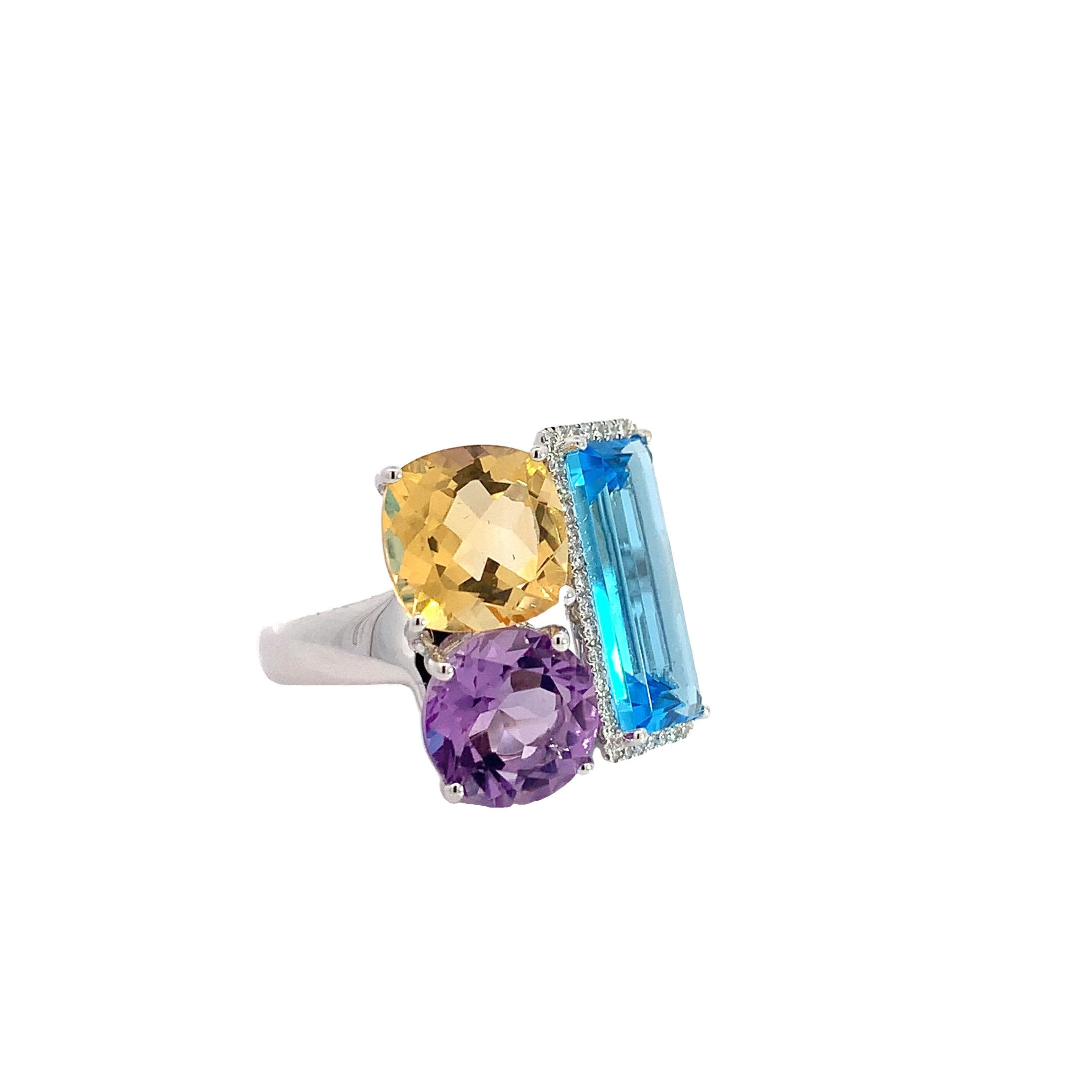 COLORED STONE RING