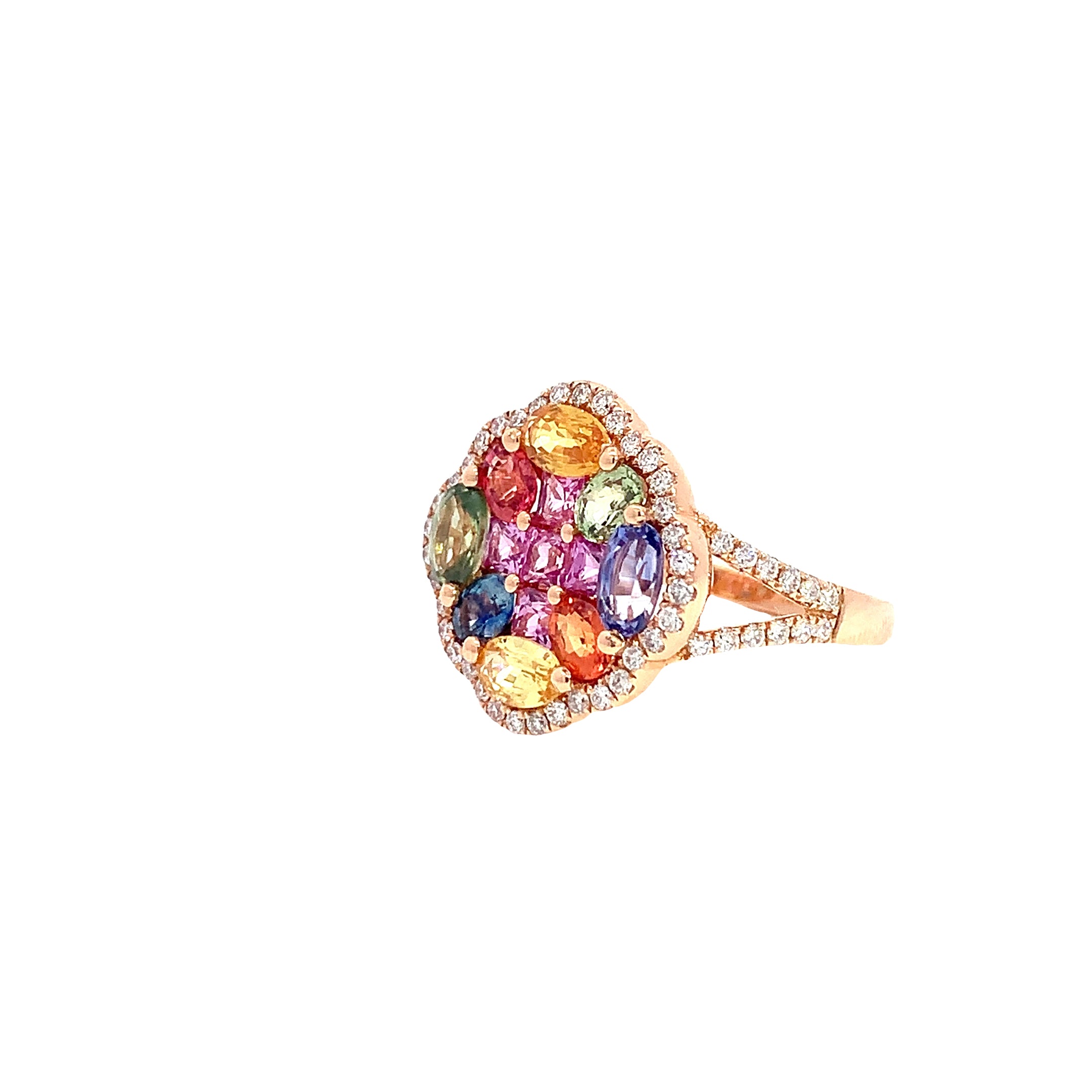 MULTI-COLOR SAPPHIRE RING