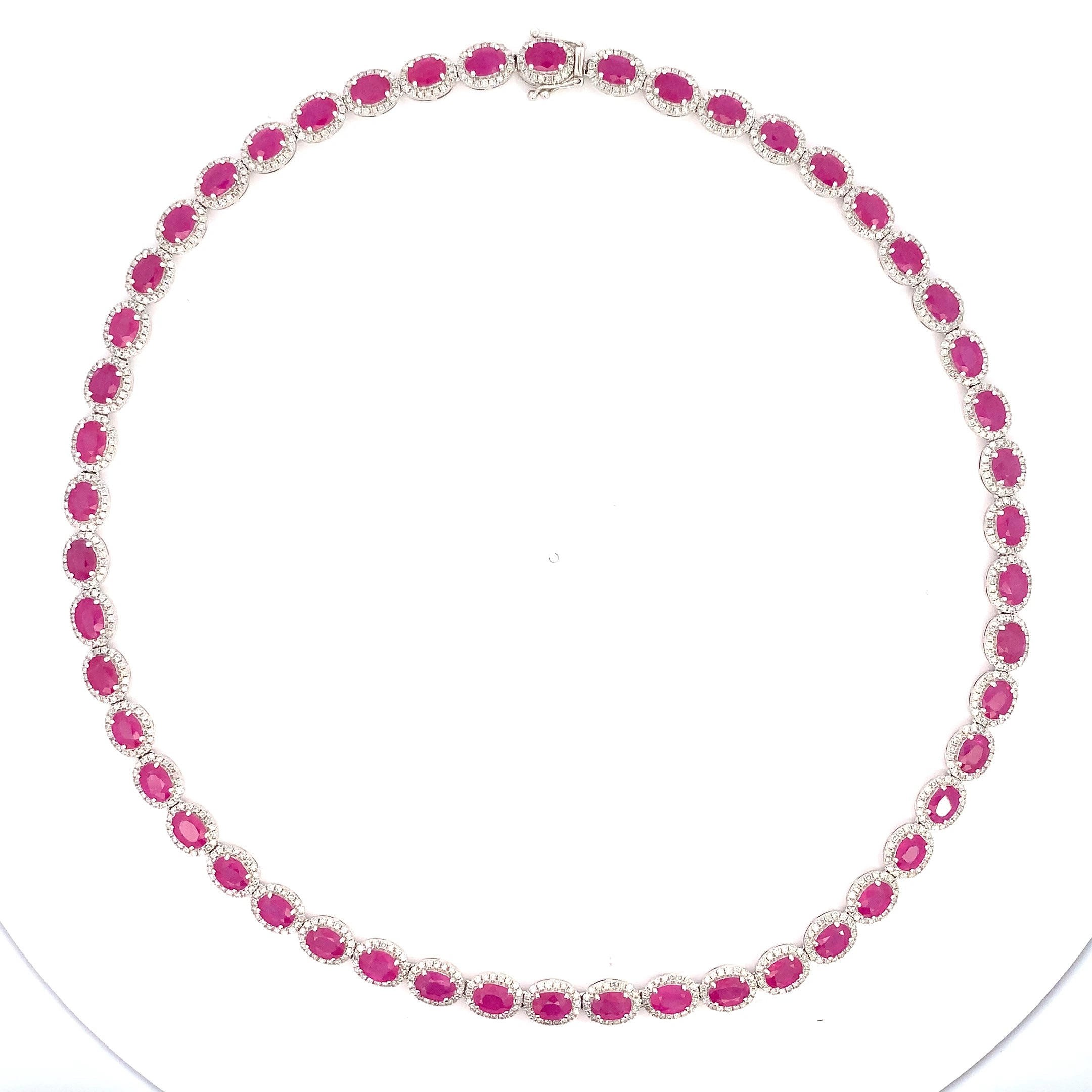 RUBYAND DIAMONDS NECKLACE