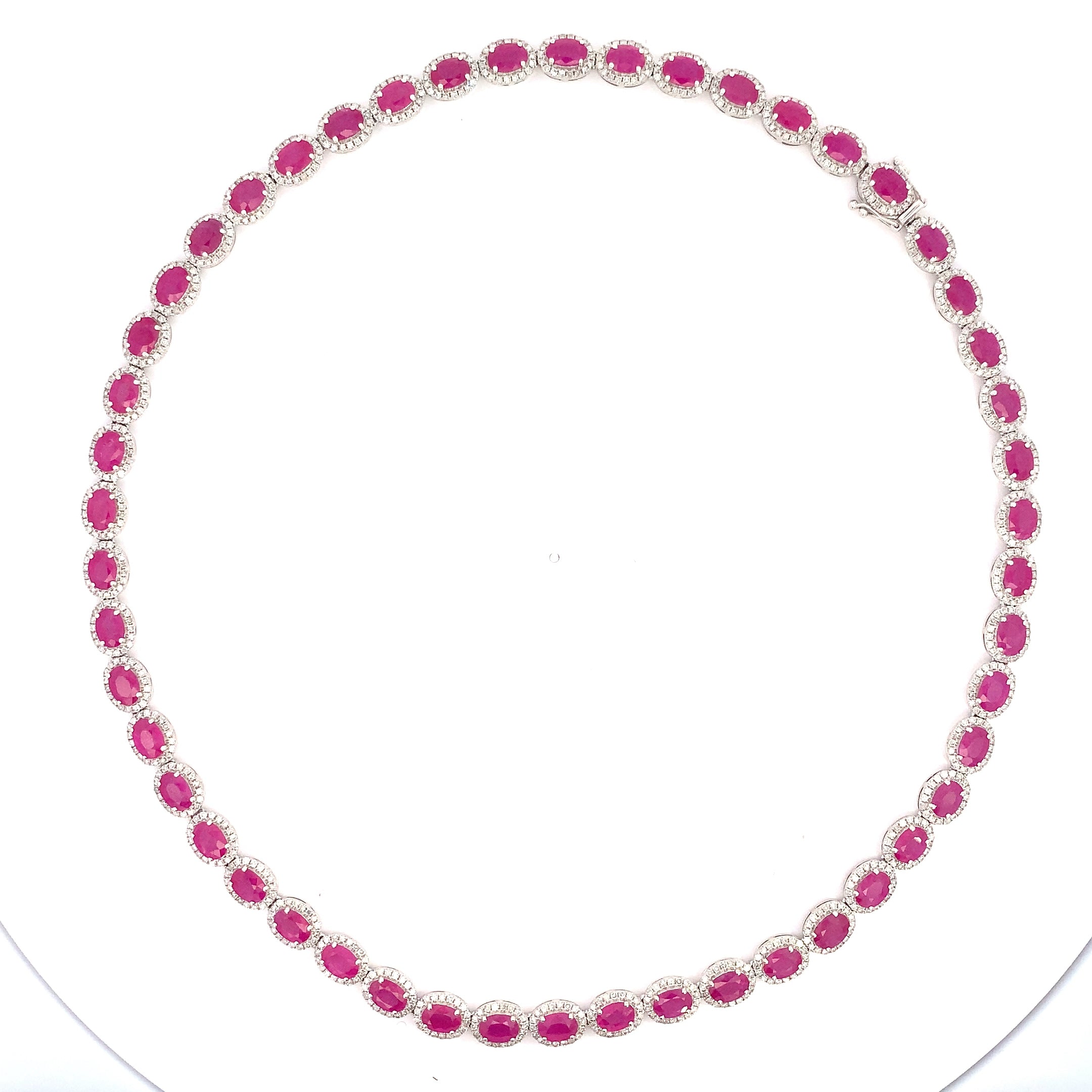 RUBYAND DIAMONDS NECKLACE