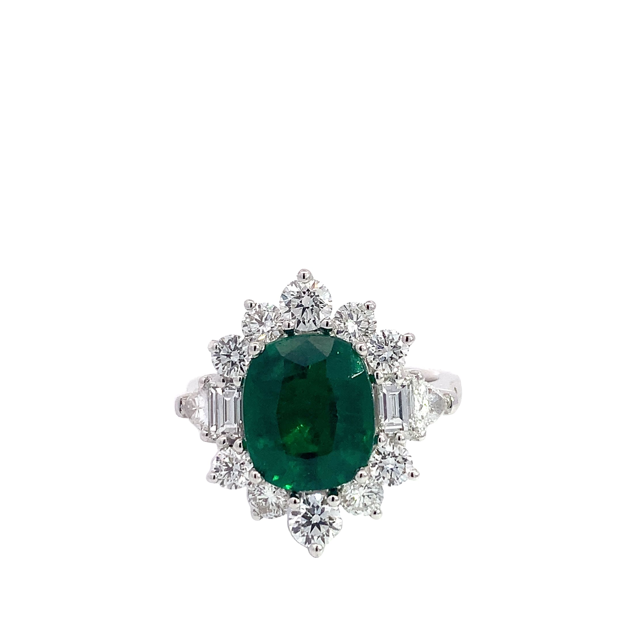 Emerald & Diamond Ring