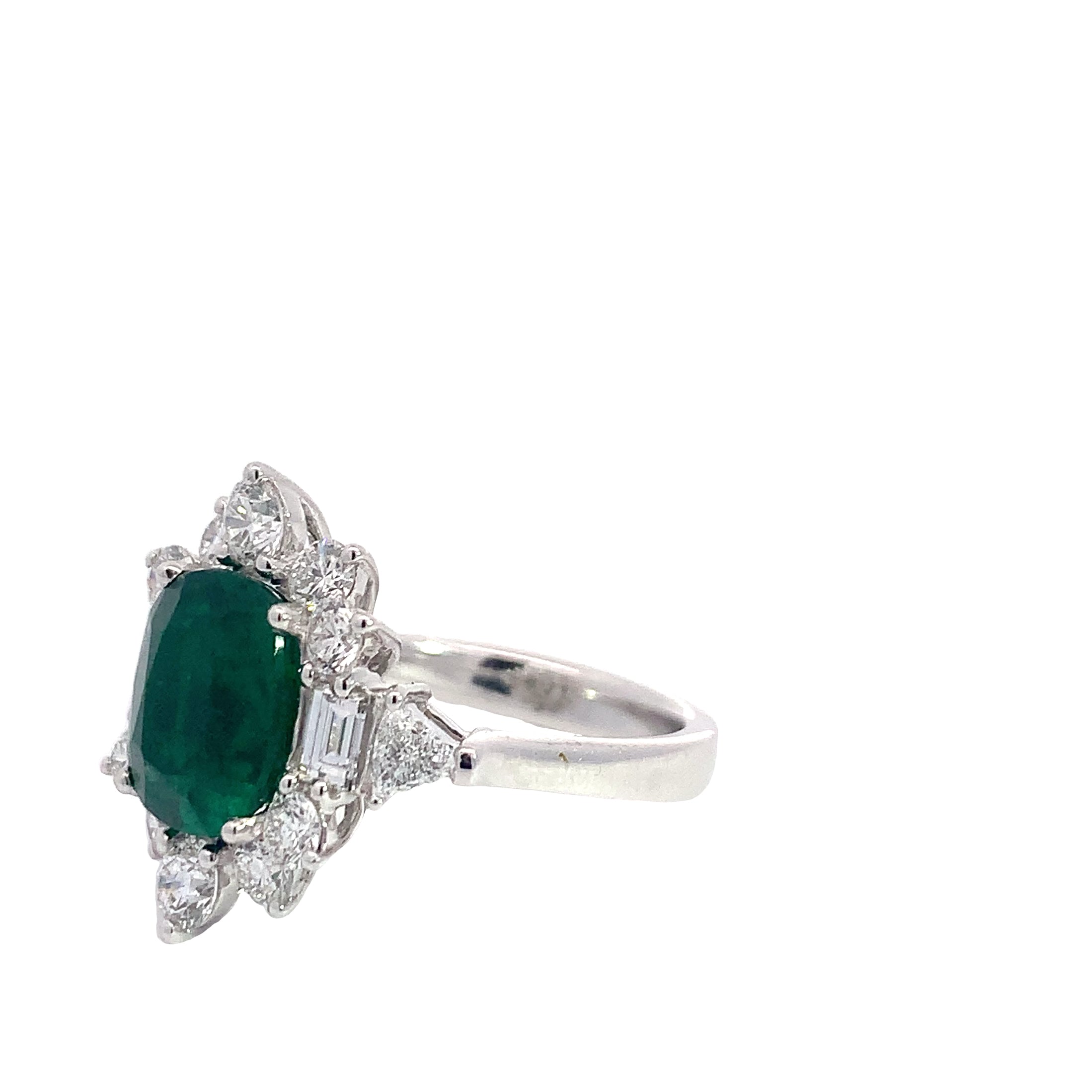 Emerald & Diamond Ring