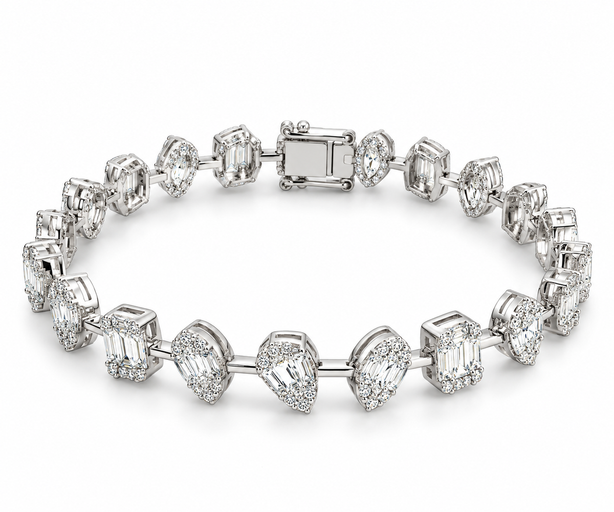 White Gold Diamond Bracelet